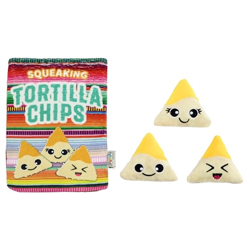 Image of Outward Hound Snack Bag Tortilla Chips Puzzle Squeaky Dog Toys