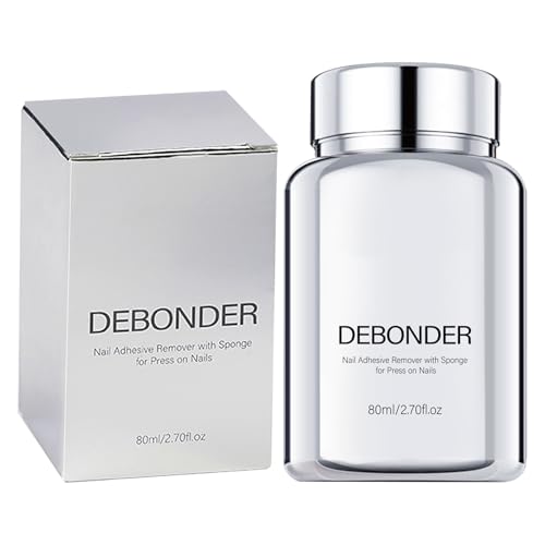 Ahuuen Removedor de gel de uñas | Esponja de uñas | Adhesivo de gel respetuoso con la piel para uñas de las manos y los pies – Salón y hogar