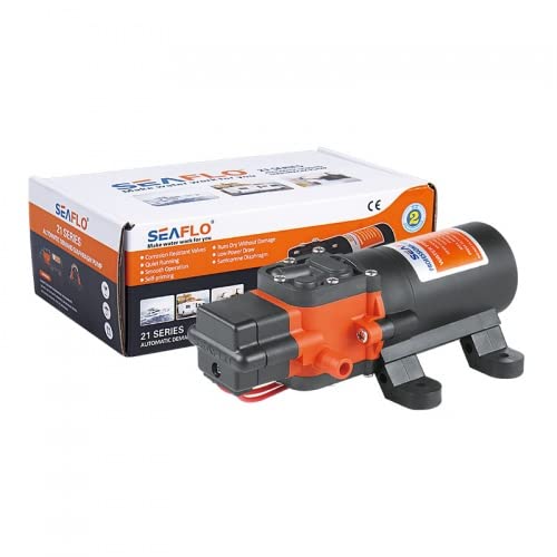 Seaflo Druckwasserpumpe 21-Serie, 12V / 1,2 GPM / 4,3 LPM / 35PSI Wasserpumpe