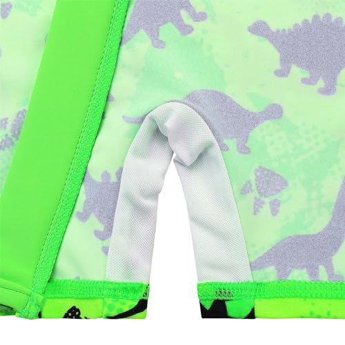 Image of Girls Long Sleeve Zipper Rash Guard 1 Piece UPF 50+ Sun Protection