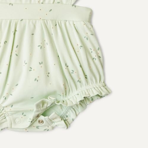 Amazon Essentials X Sofia Grainge Baby Girls' Baby Girls Ruffle Romper, Pale Mint Green Ditsy Floral, 18 Months - image 3