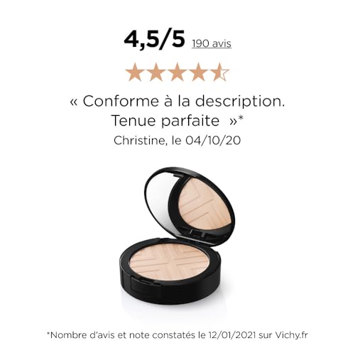 Fond De Teint Poudre Compacte Vichy Laboratoires 31736 – Haute Couvrance, SPF 25 - vue 7