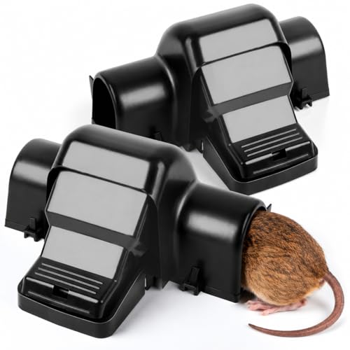 TRAPJAW Rat and Chipmunk Traps. Prevents Accidental Triggering with Dual...