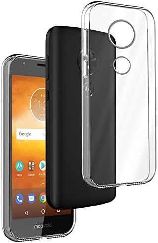 REY Pack 3X Cover in Gel TPU Trasparente per Motorola Moto E7 Power, Ultra Sottile 0,33 mm, Morbido Flessibile, Custodia Silicone