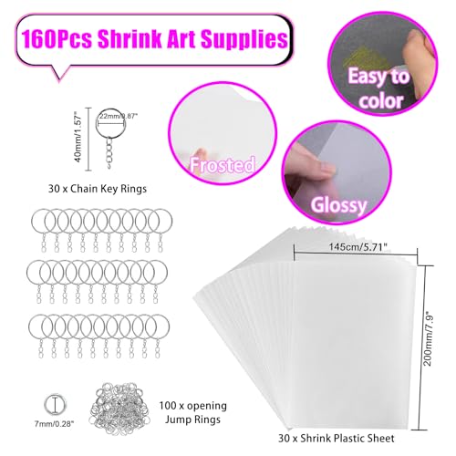 SDIDVIEXPERT Kit de folhas de plástico retrátil, 30 peças de folhas de papel retrátil de 20 x 14,5 c