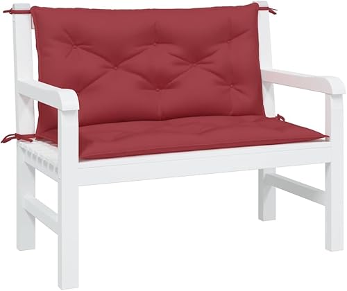 Miniatura 3 de vidaXL Cojín de banco, cojín de asiento de repuesto para columpio, repelente al agua, cojín de banco para exteriores, almohadilla de asiento para