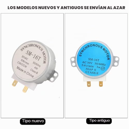 Miniatura 4 de Heepdd Motor De Plato Giratorio Para Horno Microondas, Reemplazo De Motor De Plato Giratorio Para Horno Microondas Sm 16t 50hz 60hz Para Cocina Motor De Disco De Vidrio
