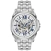 Bulova Men’s Classic Sutton 3-Hand 21-Jewel Automatic Watch, 42 Hour Power Reserve, Skeleton Dial, Luminous Hands, 100M Water Resistant, 43mm