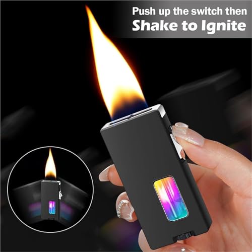 Encendedor de butano con sensor de gravedad y llama suave miniatura 3