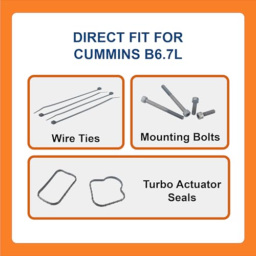 Image of BTS-4032075 VGT Turbo Actuator Mounting Kit, Compatible with Cummins B6.7L Holset HE351VE & HE300VG Turbo, Aftermarket Replacement for OEM 4032075 4045389 4045390 4031417 4041397 4041398