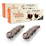 PALMERITAS DE CHOCOATE - ELABORACION ARTESANA - PACK 2 DE CAJAS - 12 UNIDADES