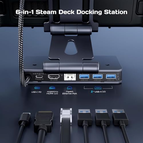 Accessoires Steam Deck multiport avec HDMI 4K et chargeur rapide - 2