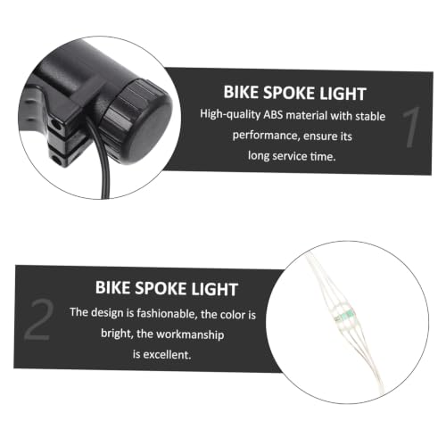 Luces LED para ruedas de bicicleta recargables RGB y accesorios de seguridad vial 3