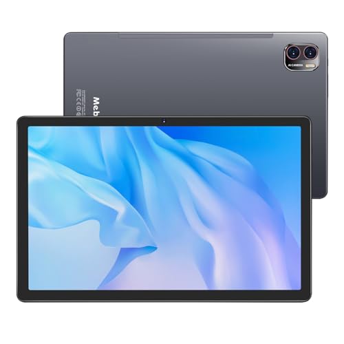 MEBERRY Tablet 12 Pulgadas 2K Android 13 16GB RAM + 128GB ROM (1TB TF) Octa-Core 2.0GHz,5G WiFi | 8000 mAh | 5MP+13MP+2MP | 2000 * 1200 Pixels | Bluetooth 5.0 | Tablet con Funda Café