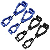 Sarini 4 Stück Handschuhclips, Handschuhcliphalter, Handschuhgreiferclip, Sicherheitsarbeitshandschuhclip, Handschuhhalter, Greiferfänger, Arbeitshandschuhhalter, Schutz, Arbeitssicherheitsclip