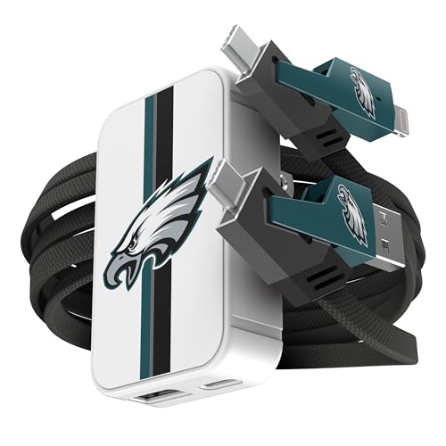 SOAR NFL Slim Wall Charger and 4 in 1 Multi Charging Cable,
