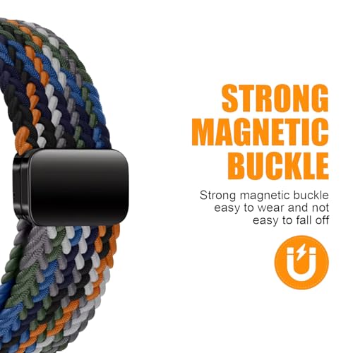 Image of Zitel Band Compatible With Samsung Galaxy Watch 8 44mm / 40mm, Watch 8 Classic 46mm Stretchy Nylon Sport Strap