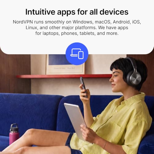 Image of NordVPN Standard, 10 Devices, 1-Year, VPN & Cybersecurity [Amazon Subscription]