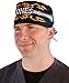 Mens and Womens Medical Scrub Cap - Bones On Black