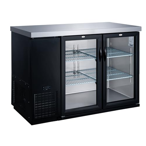 A-to-Z Supply 289-DBB48-H2 Refrigerated Back Bar Cooler, 2-Door Reach-In, 49-7/8