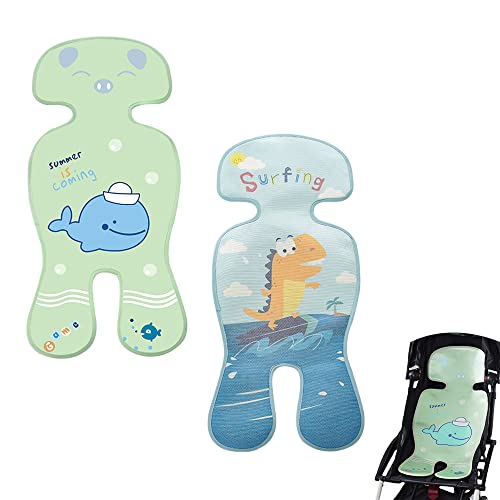 Jooheli Colchoneta Silla Paseo Universal, Colchoneta Carrito Bebe Universal, Funda Carrito bebe universal verano para cochecito, silla de paseo, silla de paseo y portabebés