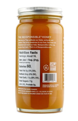 Miel con cúrcuma Bee Harmony, 12 oz, pack de 2 miniatura 6