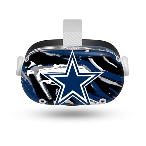 Skin Meta Quest 2 vinyle autocollant NFL Dallas Cowboys protection casque VR Head Case Designs