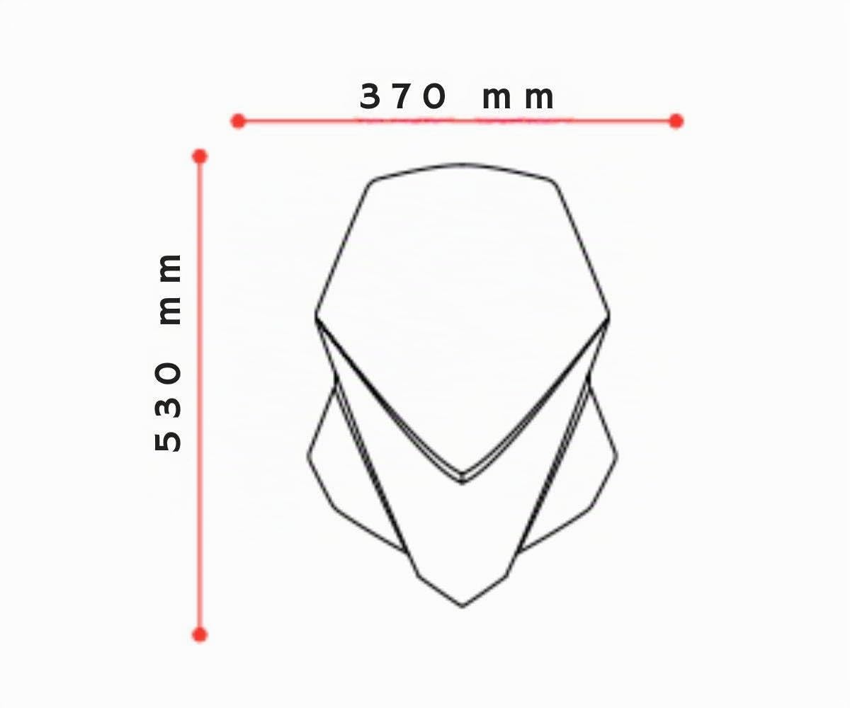 Cupolino Parabrezza Plexiglass JD9 TOURING Trasparente COMPATIBILE CON MOTO MORINI X-CAPE 650 2021-2025