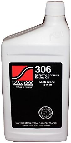 306 Supreme Formula Engine Oil 15w40 Qt.