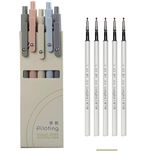 Stylos à encre gel noire pour prise de notes et journal de bord