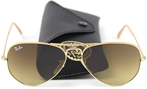 Ray-Ban RB3025 112/85 Sunglasses Gold Frame / Brown Gradient Lens 58mm