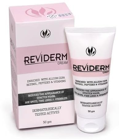 REVIDERM Cream | Skin Care Moisturizing Cream With Retinol, Peptides & Vitamins | Helps Improve Appearance of Stretch Marks, Fine Lines & Skin Texture – 50g