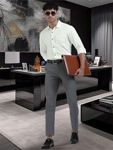 Image of STELLERS Premium Cotton Formal Shirt | Stretchable | Wrinkle Free | Quick Dry | Feather Touch Feel