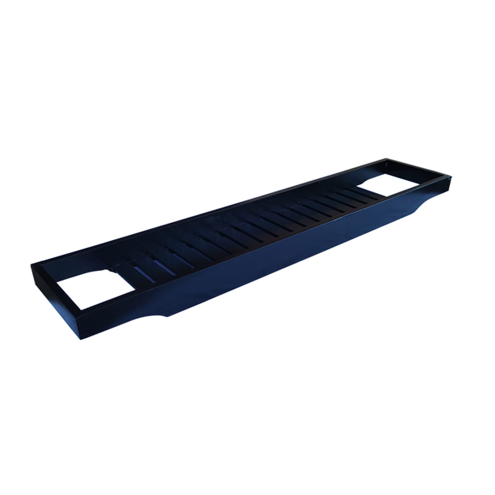 MYUYEE Bamboo Bathtub Caddy Tray Bathtub Tray Tablet Computer A Unique Gift For Lover Or Friend Organizer Tray For Bathroom, Perfect Relaxing Gifts (Black)