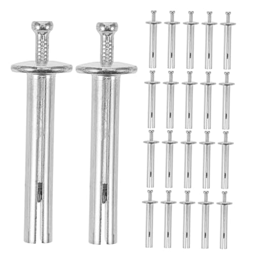 Abaodam 100pcs Heavy Duty Concrete Expansion Nails Drive-in Expansion Fasteners Suitable for Multiple Surfaces Wall Fixings