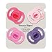 Tommee Tippee Ultra-Light StayPut Pacifier, One-Piece Silicone Design, 18-36m, 4 Pack