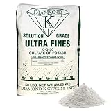 Supply Solutions Sulfate of Potash 0-0-50 Fertilizer - Potassium Fertilizer for Indoor, Outdoor, Flowers, Gardens, Fruit, Lawn - Plant Food with Plant Nutrients (50 Pounds)
