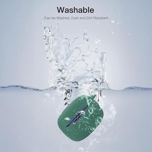 Image of Soft Silicone Case Cover Compatible with JBL Tune Beam 2 (Green)