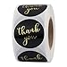 Mangsen 500 Stück Danke Aufkleber Rund Etiketten "Thank you " Sticker Fest Aufkleber Verpackung Geschenkaufkleber DIY Selbstklebend für Backaufkleber Umschlag Geschenktüten Papiertüten