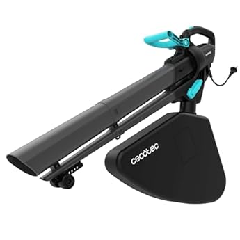 Foto di Cecotec Aspiratore e Soffiatore di Foglie con Cavo Airforce 3300 Crush&Go. 3300W, Velocità Aria 270km/h, Funzione Triturazione, Tubo con Bocca XL, 6 Velocità, Sacco Raccolta 40L