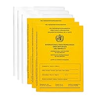 Impfpass Impfausweis mit Hülle Schutzhülle [3 Stück] Impfbuch mit hochwertiger Ausweishülle