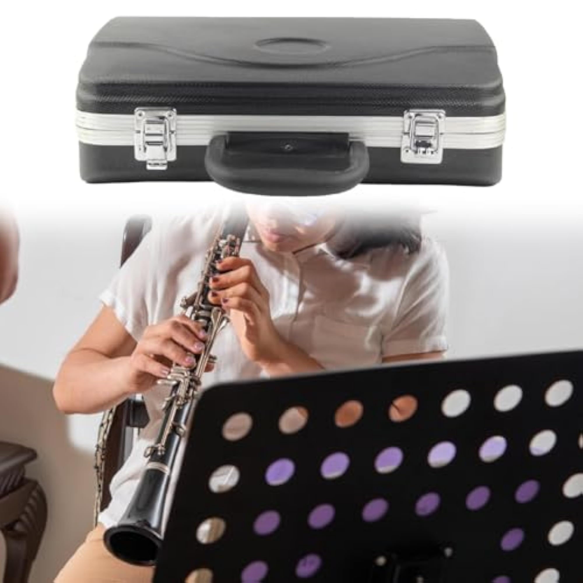 Clarinet Carry Case Professional Hard Shell Box