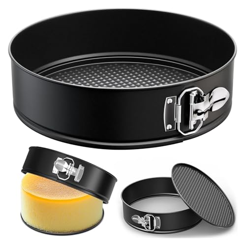 HUIBOHOU 8 Inch Round Pan for Baking,20 cm Springform Cake Tin wi...