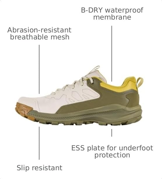 Image of Oboz Men's Katabatic Low B-Dry Hiking Shoe