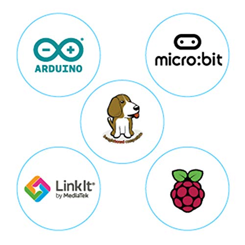 Grove - Kit para principiantes para Arduino Arduino, kit de iniciación todo en uno, compatible con Arduino UNO, con 10 sensores y 12 proyectos