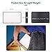 Namolit ST120 Pocket LED Video Light Rechargeable Fill Light 2500K-9000K Dual Color Temperature Dimmable CRI95+ with Silicone Diffuser 6 Color Filters for Vlog Live Streaming