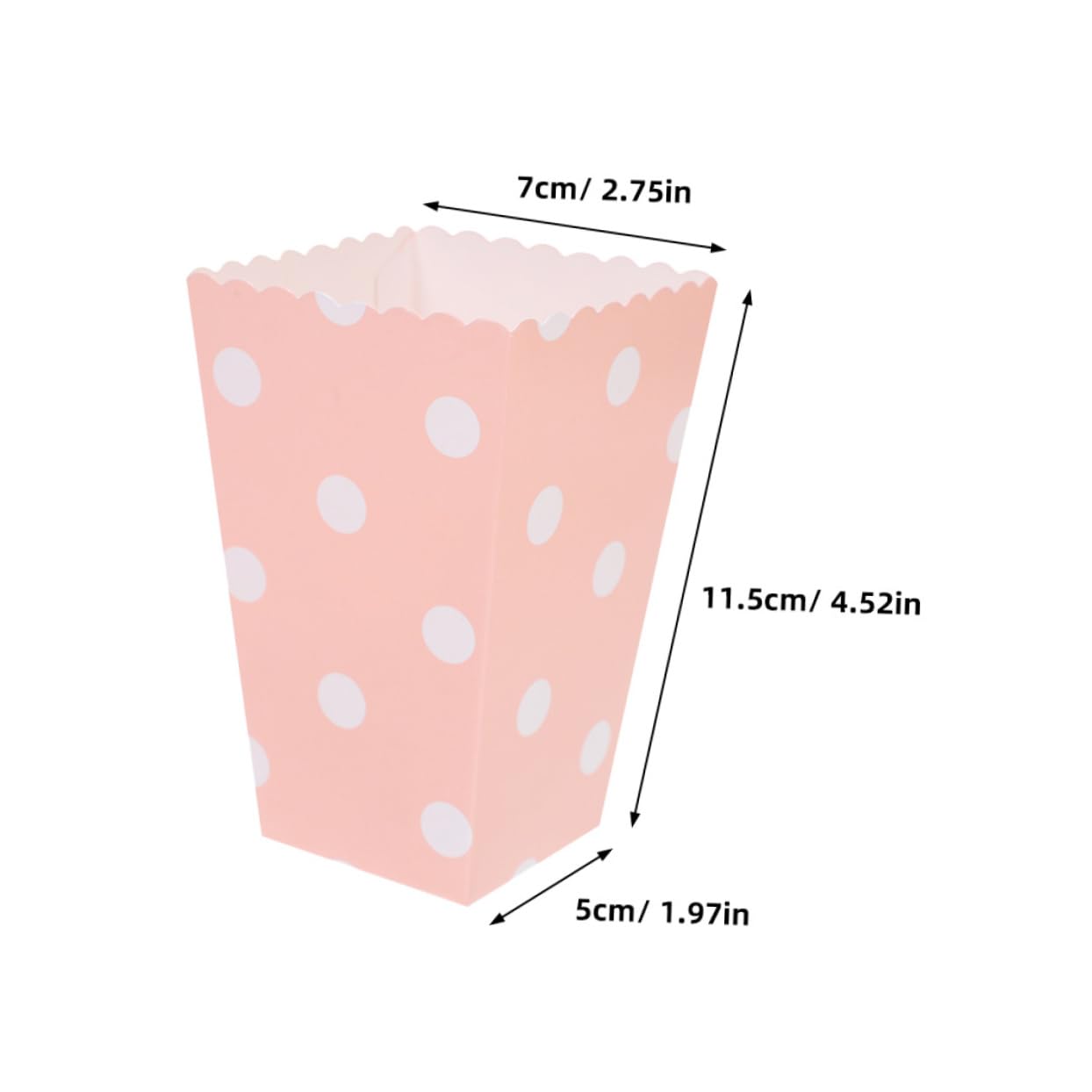 SOLUSTRE 12pcs Boxes Party Popcorn Box Snack Containers Bulk Serving Snacks Popcorn Bucket Small Containers for Food Party Decorations Popcorn Containers Movie Night Popcorn Bags Pink Paper