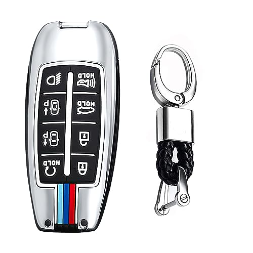 Coque de clé anti-rayures Genesis G70 G80 protège-clé robuste contre chutes et usure quotidienne