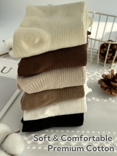 OZS Ruffle Ankle Socks Women - Cute Crew Frilly Sock - Low Cut Breathable Cotton Socks 6 Pairs 6