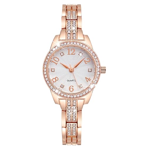 Montre de poignet habillée RORIOS un cadeau idéal en or rose et diamant
